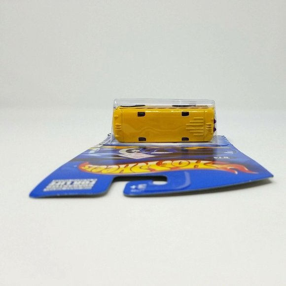 2001 First Editions Hot Wheels SURFIN' SCHOOL BUS #014 5 Spoke Wheels 1:64 (hw) - Picture 4 of 7